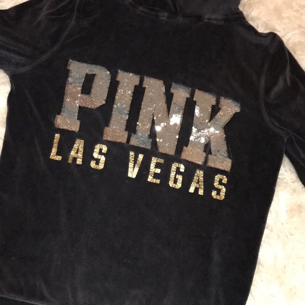 PINK Sparkly Las Vegas Hoodie